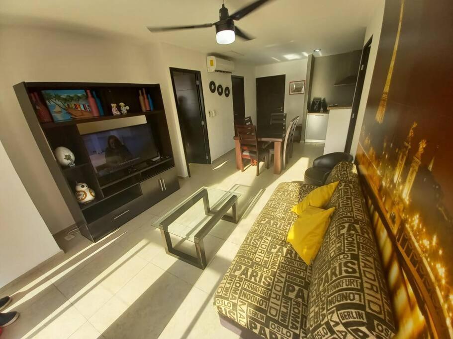 Hermoso Condo De 2 Habitaciones Frente Al Caribe Cancún Exteriör bild